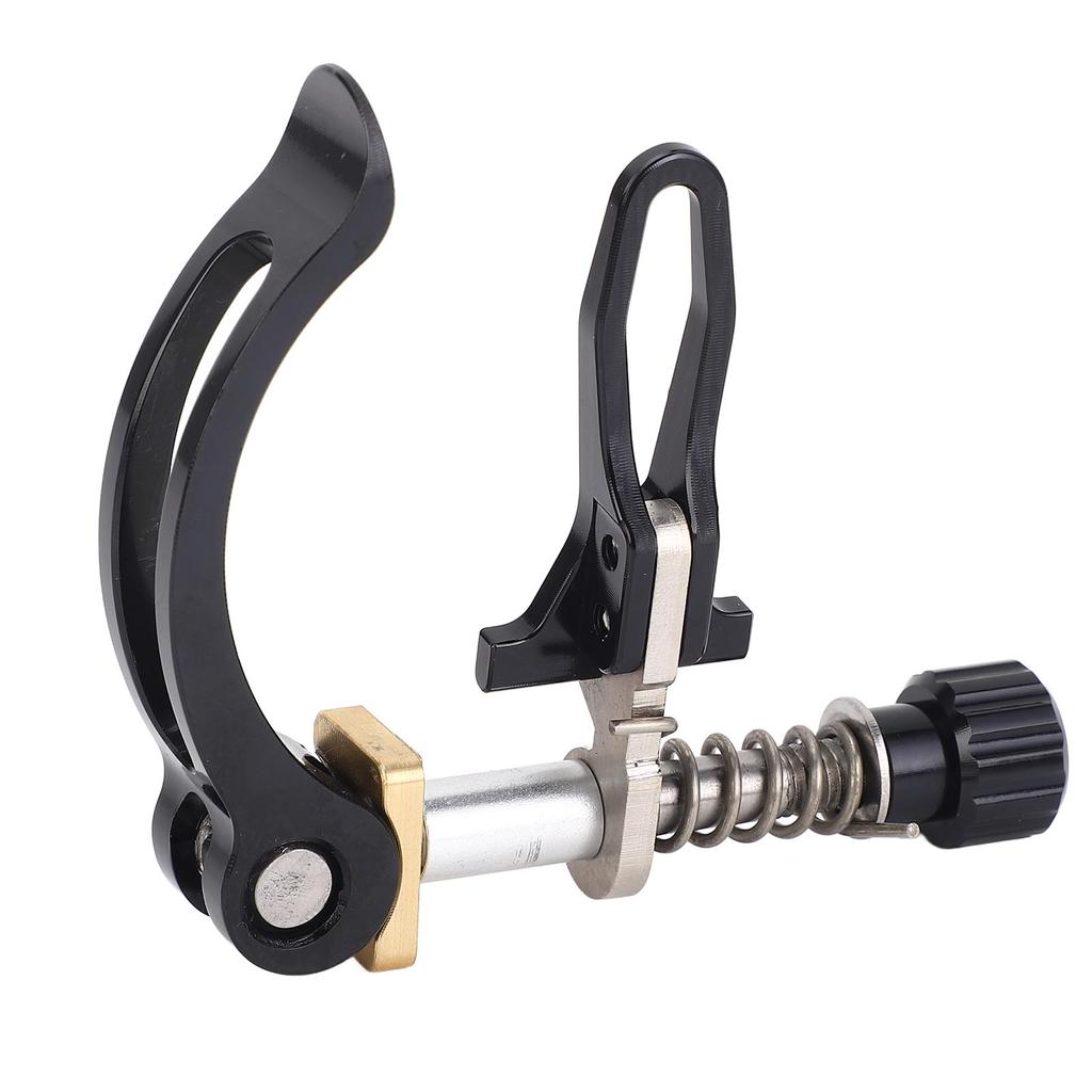 Quick Release Seatpost Clamp Stainless Steel Seatpost Tube Binder Clamp for 3sixty 31.8mm Folding Cycles Black