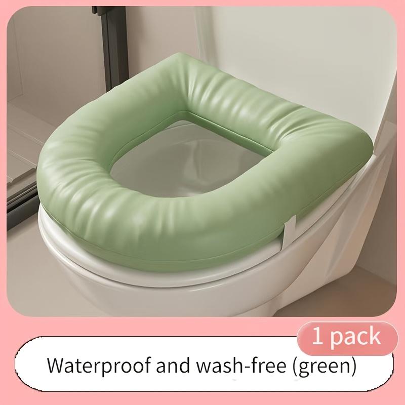 [Bardzo gruby pokrowiec na deskę sedesową] Bardzo gruby, wodoodporny pokrowiec na deskę sedesową | Antypoślizgowy, zmywalny, łatwy do czyszczenia, wygodny w dotyku, 99% pokrycia