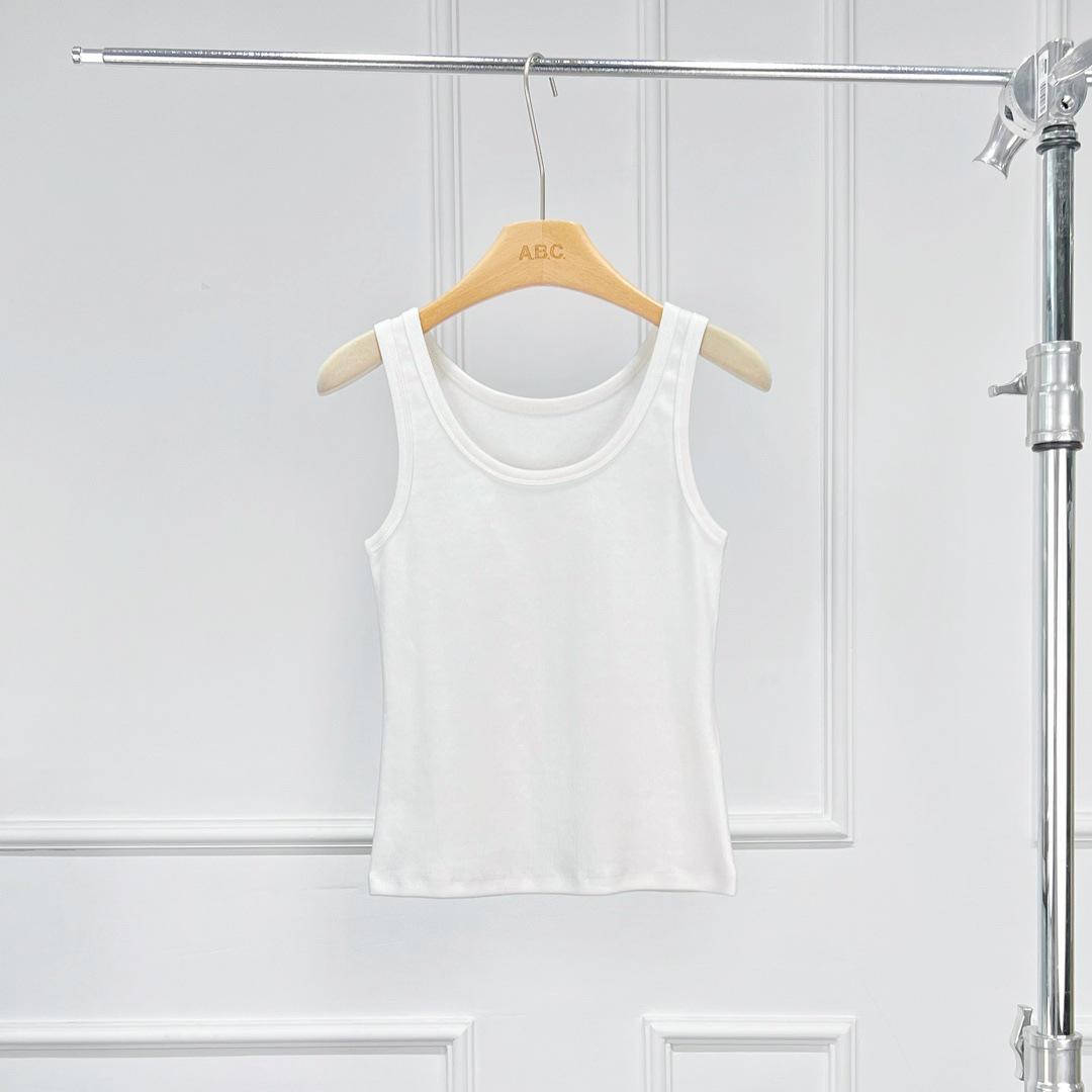 Warren Sea Dragon | Kendall Style Slim Fit Cotton U-Neck Women s Tank Top S белый