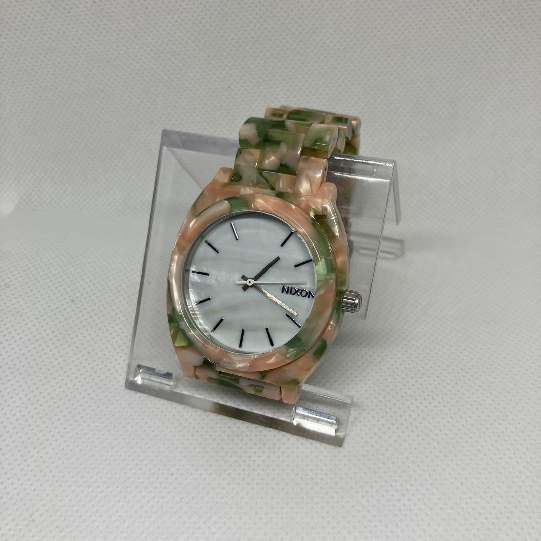 Б/у NIXON THE TIME TELLER ACETATE мятное желе
