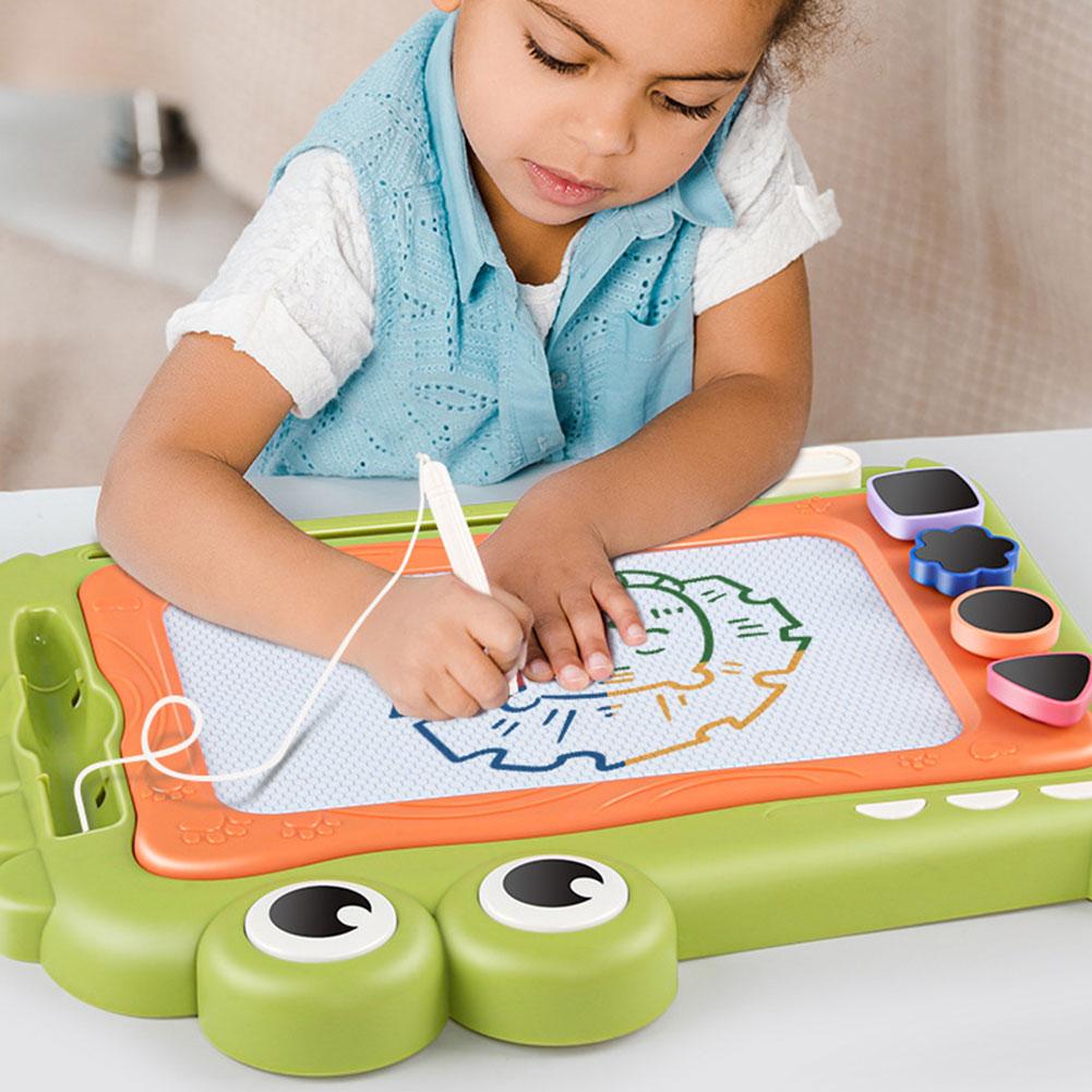 Children's Little Crocodile Color Magnetic Drawing Board Magnetic Writing Board Art Educational Drawing Toys Drawing Tool