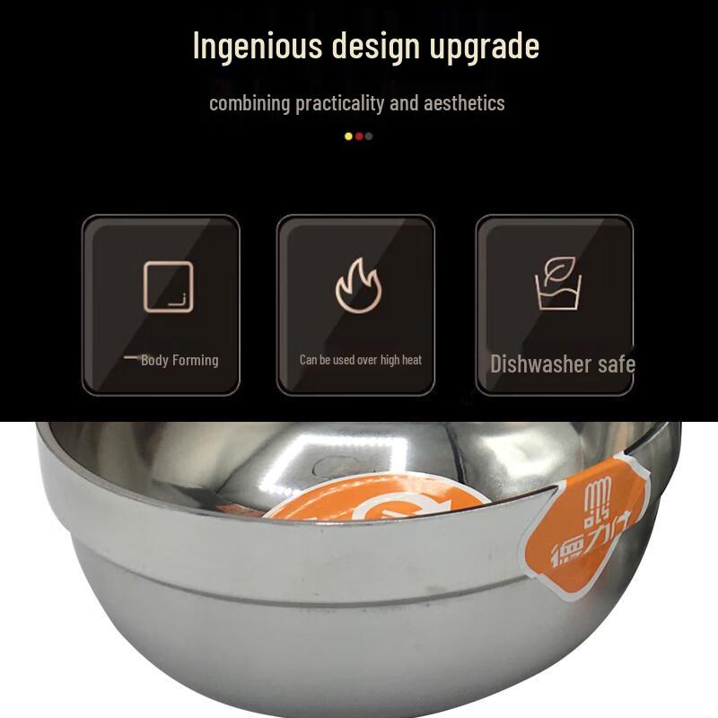 Delish 304 Stainless Steel Rice Bowl