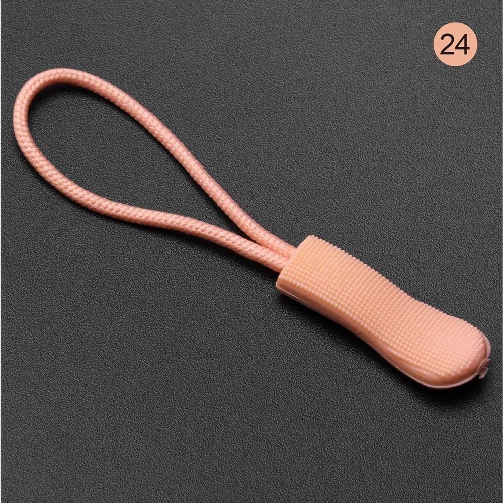 10Pcs Fixer Crafts Tag Apparel Sewing End Fit Zipper Buckle Zipper Puller Zipper Ropes Zip Cord