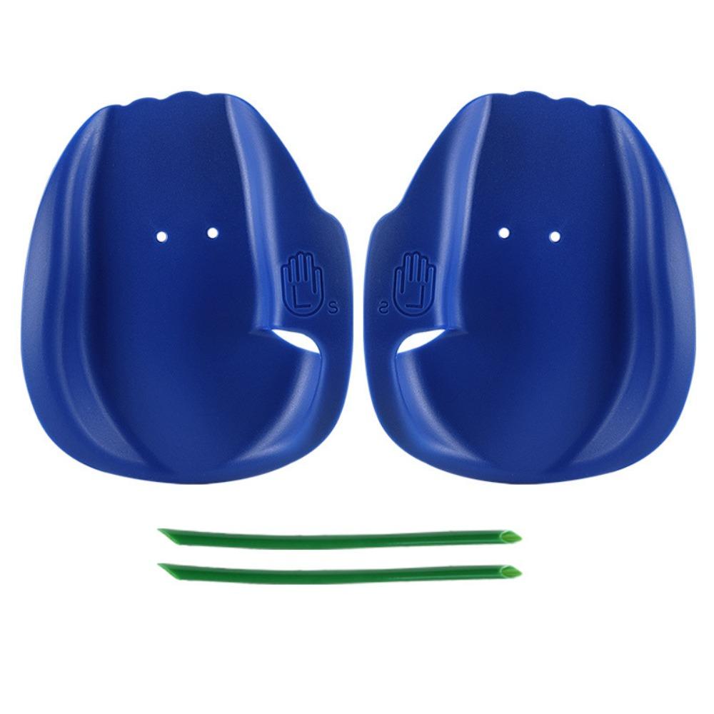

Регулируемые ремешки Ручные лопатки для плавания ПВХ Эргономичные лопатки для плавания Мальчики Девочки темно-синий