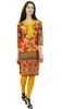 Phagun Indian Women's Cotton Printed Straight Knee Length Casual Kurta Kurti -