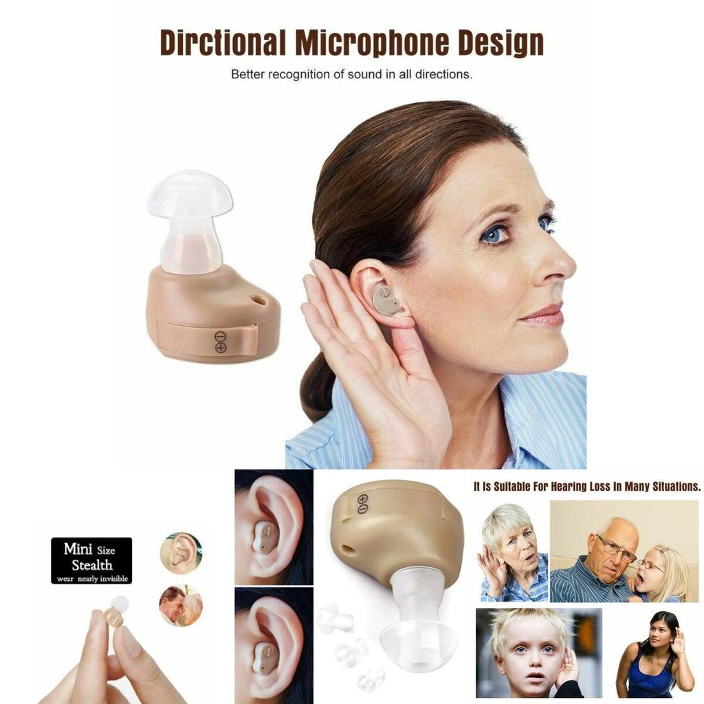Invisible Mini In Ear Digital Hearing Aid Amplifier For Clear And Loud Sound