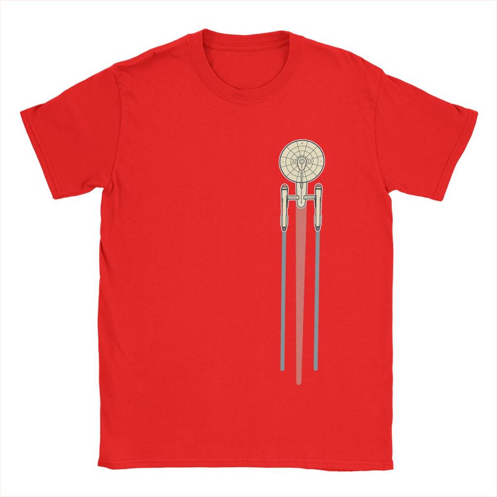 USSed Enterprise Star Treks T-Shirts Herren Baumwolle Vintage T-Shirts Rundhals T-Shirts Kurzarm Tops Geschenkidee