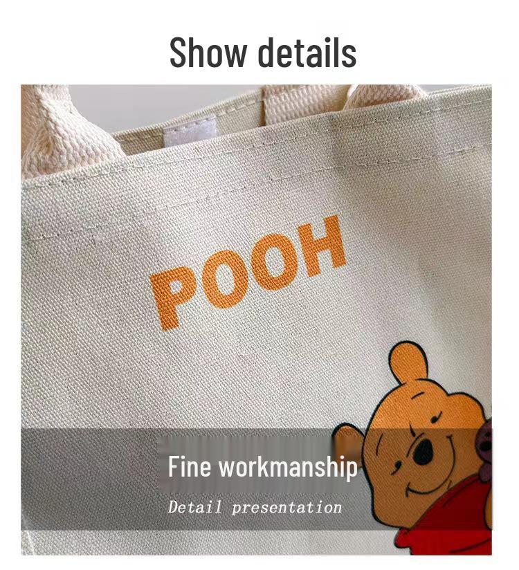 Women's Small Canvas Tote: Japanese & Korean Style Lunch & Handbag for Work or School