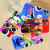 Capa de Celular Desenho Animado Brinquedo Rainbow Friends Para IPhone 17 16 15 14 13 12 11 Pro XS Max Plus Capa de Silicone Macio