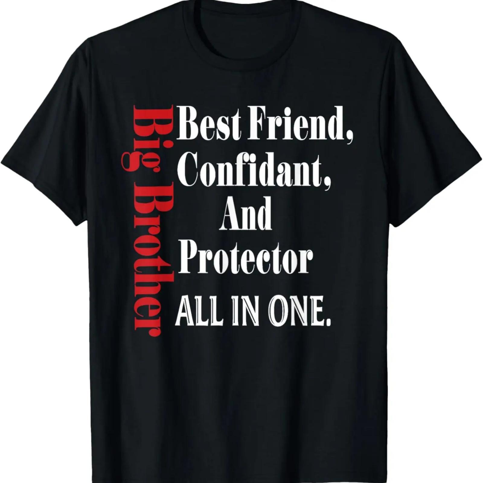 

Забавная футболка с определением старшего брата, подарки на день рождения для мужчин, подростков, молодежи XXXXXL чёрный