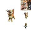 Cuddly Bluey Bingo Plush Toy Set 7-8" Animal Dog Family Birthday Halloween Gifts