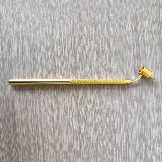 Fine Line Paint Pen Fluid Ink Applicator Pen Metal Slanting Tip Fine Line Pen Paint Applicator Pen for Rock Chips Car Scratch Repair Retouching