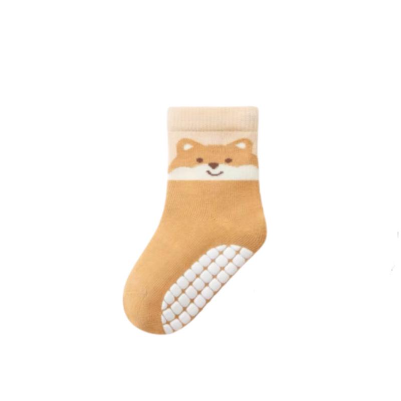 

Нековзкі дитячі шкарпетки з мультяшним малюнком для малюків - Бавовна, Повна підошва, Захист класу А S 0-12 months 9-10 cm