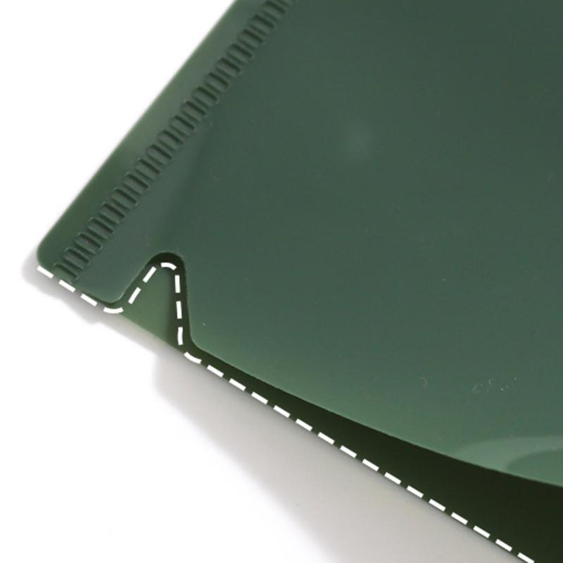 5Pcs 12x8.5Inch Letter Size File Folder Pocket Clear Water Resistant File Paper Sleeve Document Folder Hold 30 Sheets
