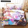 3D Print Anime Princess Connect! Re: Dive Bedding Set Single Twin Full Queen King Size Bed Set Adult Kid Bedroom Duvetcover Sets