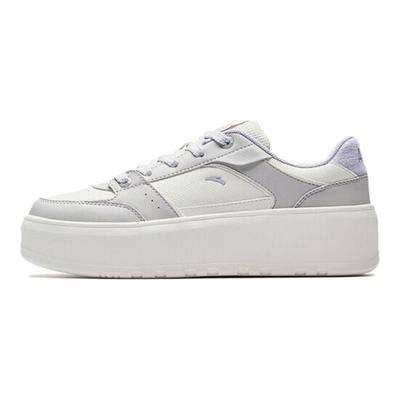 Zapatillas Deportivas Jelly 3 Versátiles Cómodas Resistentes al Desgaste Aumentan la Altura Caña Baja Mujer Zapatillas Blancas Grises 122548031-3