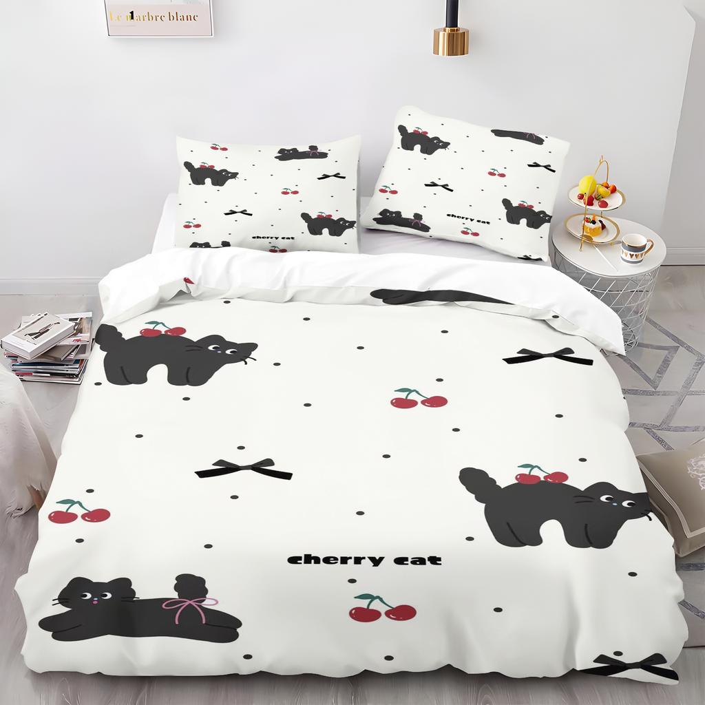 Comforter Cute Animal Cartoon With For Children Room 100% Polyester Bedding Breathable Duvet Custom Made Set Home
