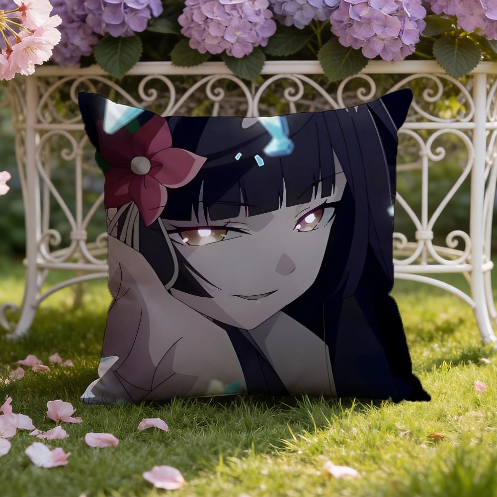 Anime S-Sasaki and Peeps Cushion Cover Home & Car Dual-Scene Pillow Cover: Reversible for Premium Comfort