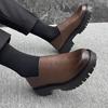 Men's 2025 Autumn/Winter Height-Increasing Non-Slip Casual Leather Shoes