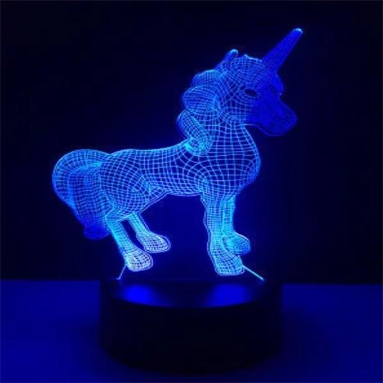 3d Led Acrylic Night Light Usb Touch Remote Control Atmosphere Lamp