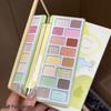 KAPEL Palette Ombretti Sedici Colori Tonalità Terra - Perlescente & Scintillante per il Trucco Quotidiano.