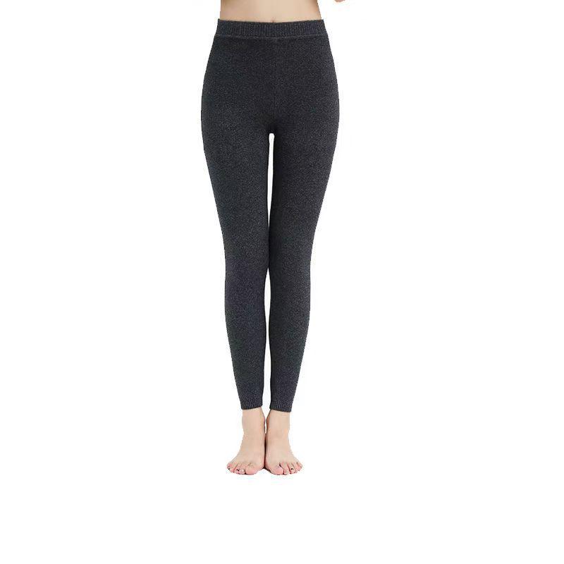 Unisex Ordos City Pure Cashmere Thickened High-Waist Thermal Pants