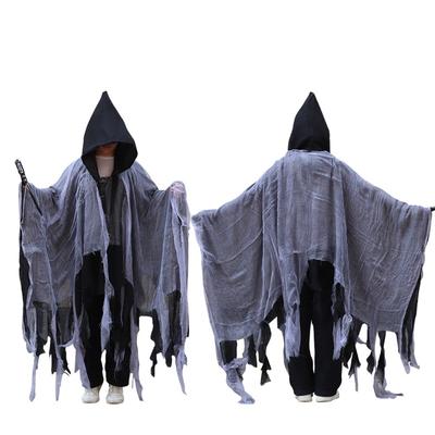 Halloween-Umhang Umhang Totenkopf Kleidung Maske Rollenspiel Brettspiel Spukzimmer Verkleidung Zombie-Kostüm Requisiten