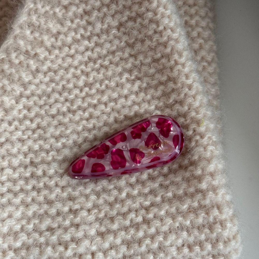 High Sense Hair Claw Clip Sweet Luxury Hair Accessories Fashion Leopard Print Clip  Daily Wear