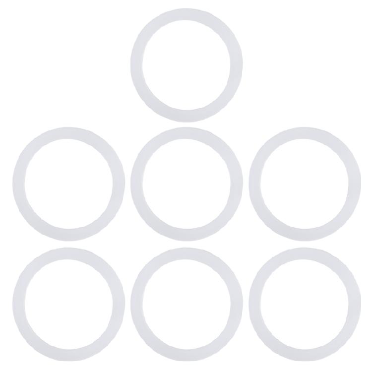 7Pcs Silicones Lid Gaskets Rings Round Sealing Rings Glass Cups Rings for Insulated
