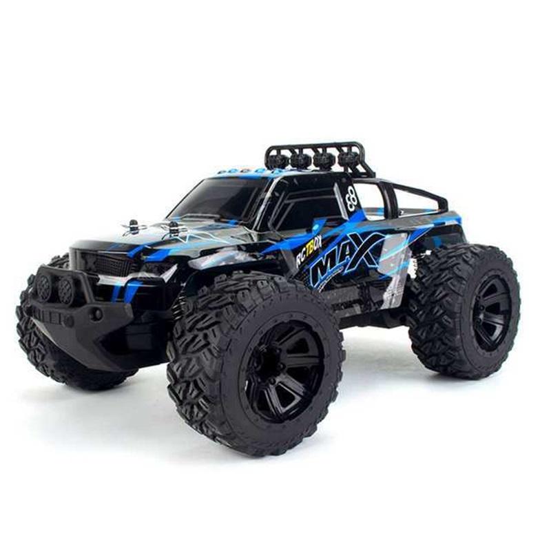 1:14 Scale 2.4G RC Bigfoot Truck, 20km/h High Speed Off-Road Crawler with PVC Anti-Crash Shell for Kids