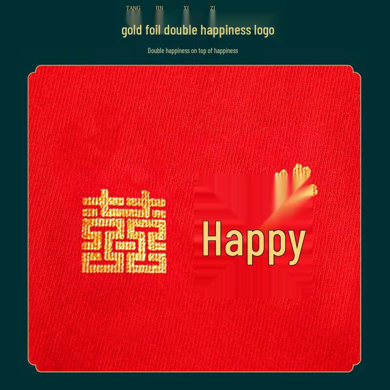 Langsha Women's Red Cotton Briefs & Socks Set