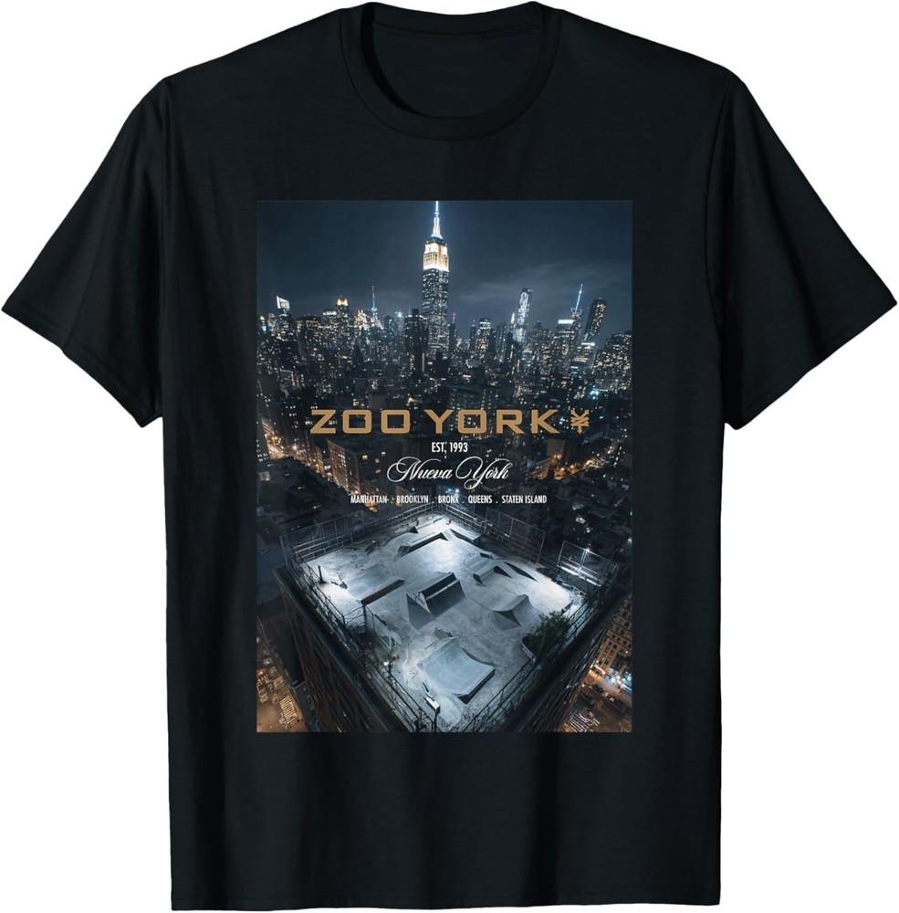 Zoo York Rooftop Skate Park Building Night Poster T-Shirt