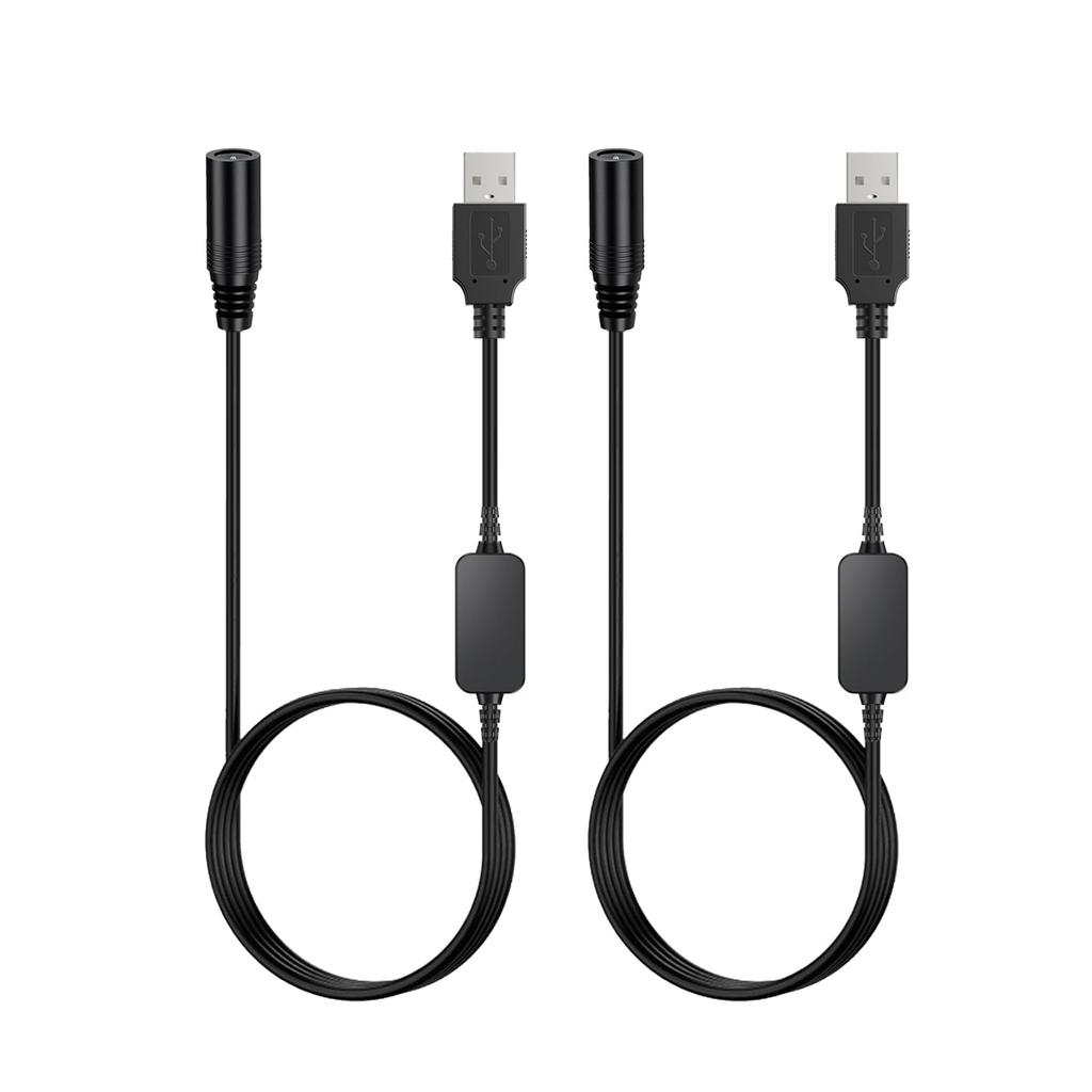 5V-7.4V USB Charging Cable for Motorcycle Compatible Komine Electric Heated
