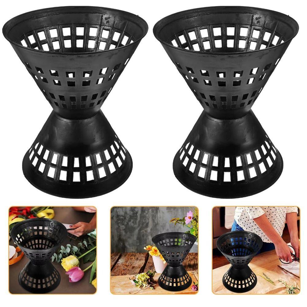 Plastic Flower Bouquet Base Quick Wrap Flower Base Bouquet Wrapping  for Flowers Store Party Shop