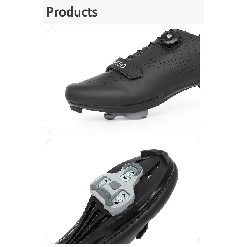 Wear-resistant TPU Road Bicycle Cleats Pedal Pads Anti-slip Cycling Locking Pedal Cleats Set For LOOK KEO System Cycling Shoes
