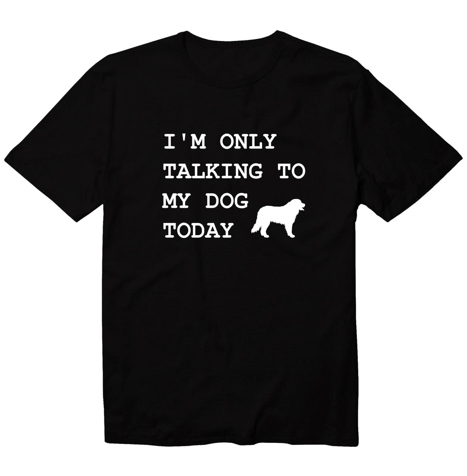 I m Only Talking To My Dog Today Unisex Kid Youth T-Shirt Dog Lover Gift Graphic 3XL