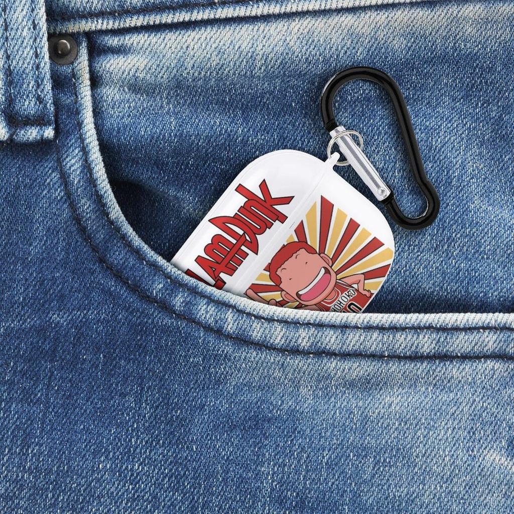 Husă Slam Dunk Airpods Pro2 Husă Personaj Drăguț Airpods Pro Generația a 2-a Husă Portabilă Airpods cu Carabină Husă Protectoare pentru Căști Pro