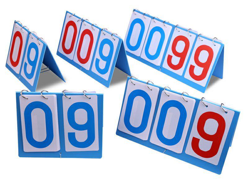 Second, Third, and Fourth Six-Digit Scoreboard for Basketball and Billiards - Two-Color Display.
