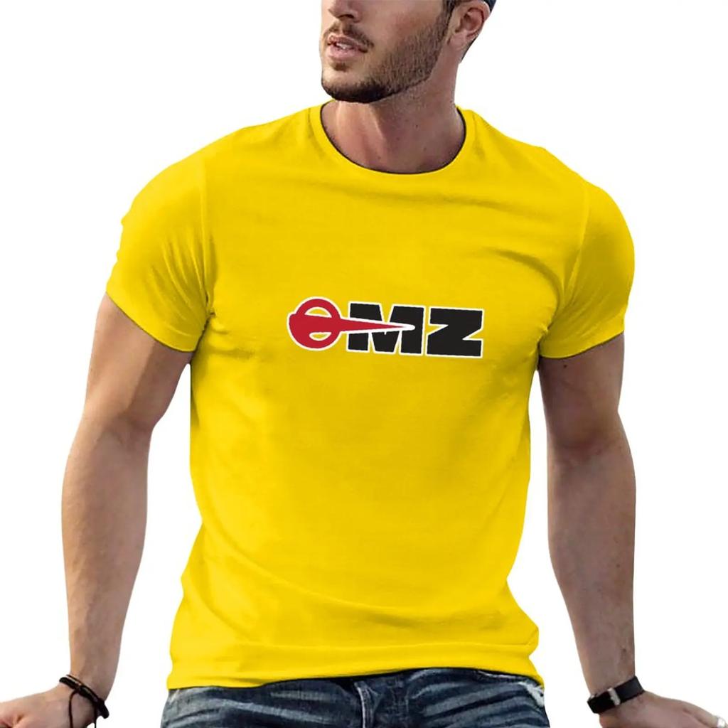 Nowa Klasyczna Koszulka z Logo MZ Koszulka plus size topy koszulka męska oversize koszulki ciężkie koszulki odzież męska