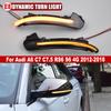 For  A6 C7 C7.5 4G S6 Rearview Mirror Dynamic Blinker Indicator LED Turn Signal Light 2013 2014 2015 2016 2017 2018 RS6