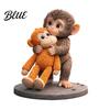 Schlafzimmer Dekoration Affe 3D Gedruckte Figur Niedlich Klein Hält Plüschtier Dekorative Statue Sammlerstück Ornament für Zuhause Büro Wohnzimmer
