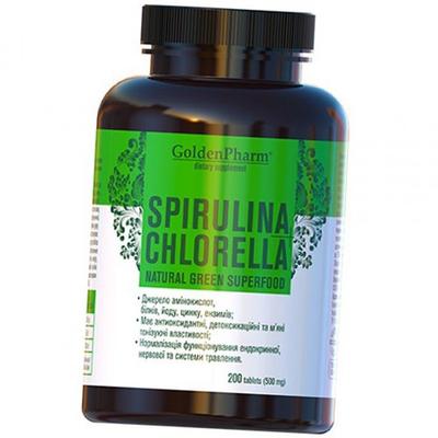 Spiruline et Chlorelle, Spiruline plus Chlorelle, 200tab (71519004)
