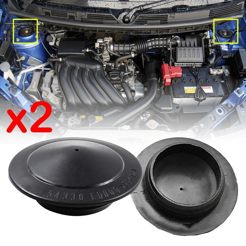 2x Car Suspension Mount Strut Waterproof Cover Cap For Nissan Leaf ZE0 Sentra 200 SE B16 Juke F15 Cube Z12 X-Trail T31 Dustproof