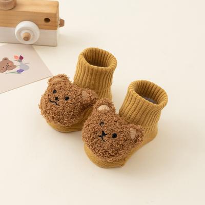 2025 Spring New Baby Mid-calf Dot Rubber Non-slip Floor Socks Baby Socks Cartoon Toddler Socks