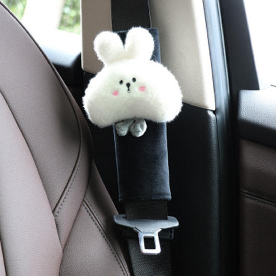 Headrest Pillow Detachable Comfortable Rabbit Shape Car Neck Waist Shoulder Protective