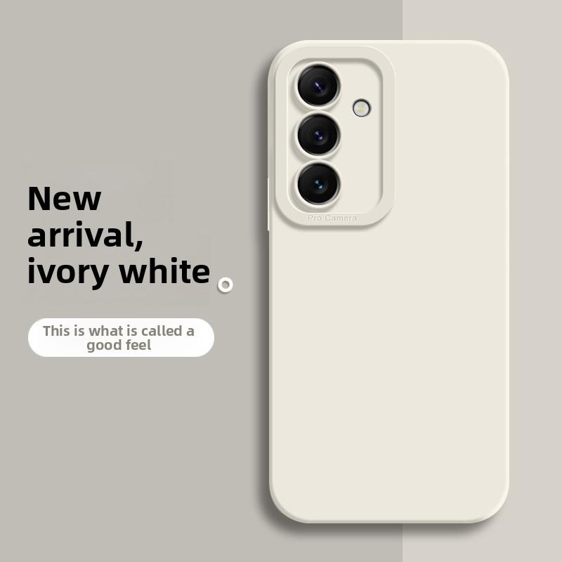 Liquid Silicone Phone Case for Samsung Galaxy S22 S23 S24 S25 Ultra Plus Slim Soft Shockproof Bumper Back Cover