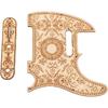 Telecaster Pickguard, Maple Wood Telecaster Control Plate, Guitar Pickguard Suitable for TL Electric Guitar