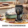 A78E-Hotte de table domestique pour purification de la fumée adaptée pour barbecue d'intérieur et fondue