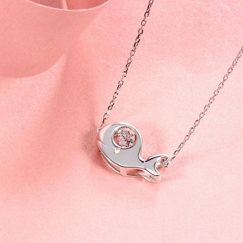 

Ювелирные изделия Океан Кит Ювелирные изделия Ожерелье Модный тренд Корейская версия Ключичная цепочка Женский ins