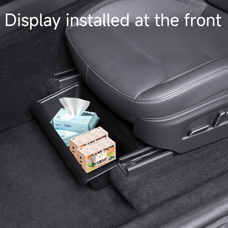 For Tesla Model Y Juniper 2026 Accessories Under Seat Storage Box Seat Organizer for Tesla Model Y Juniper Interior Tray
